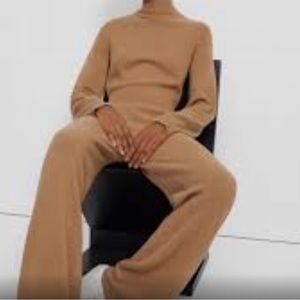 Theory Jumpsuit, extremely versatile warm wool blend spun with cashmere.